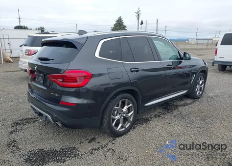 2020 BMW X3 xDrive30I z USA, uszkodzony, nr VIN 5UXTY5C02L9D37026